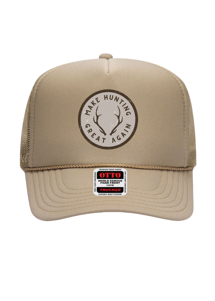 Make Hunting Great Again Hat in Khaki