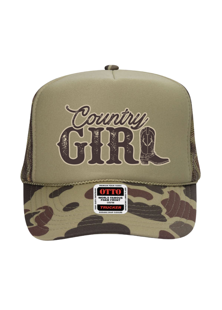 Country Girl Camo Hat