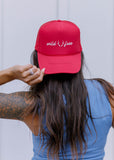 Wild & Free Hat In Red