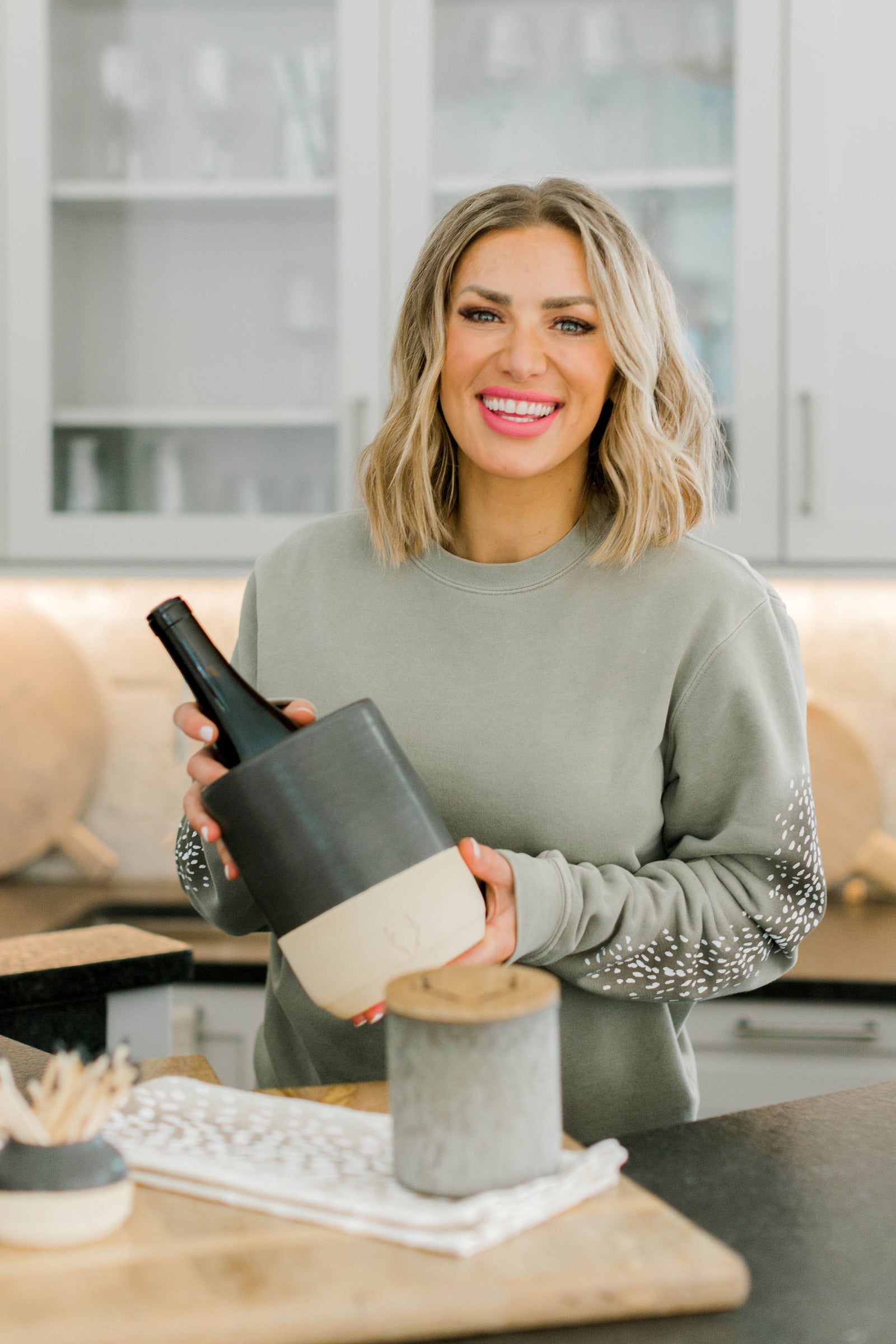 Signature Stoneware Crock in Matte Black